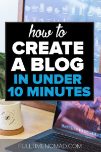 How to Start a Blog in Under 10 Minutes